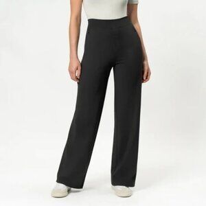 Ninepine Asana Relaxed Straight Pants Black 28", Women's Small